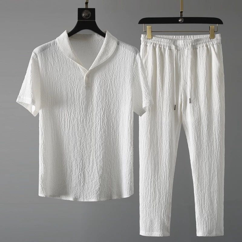 Breathable two-piece suit