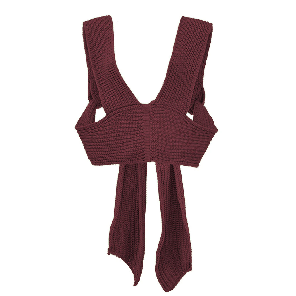 Cross-woven tops