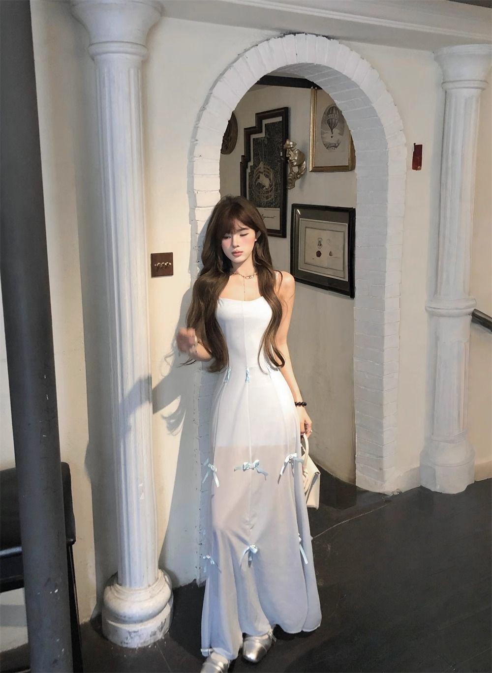 One Dress Multiple Wears Bow Strap Dress