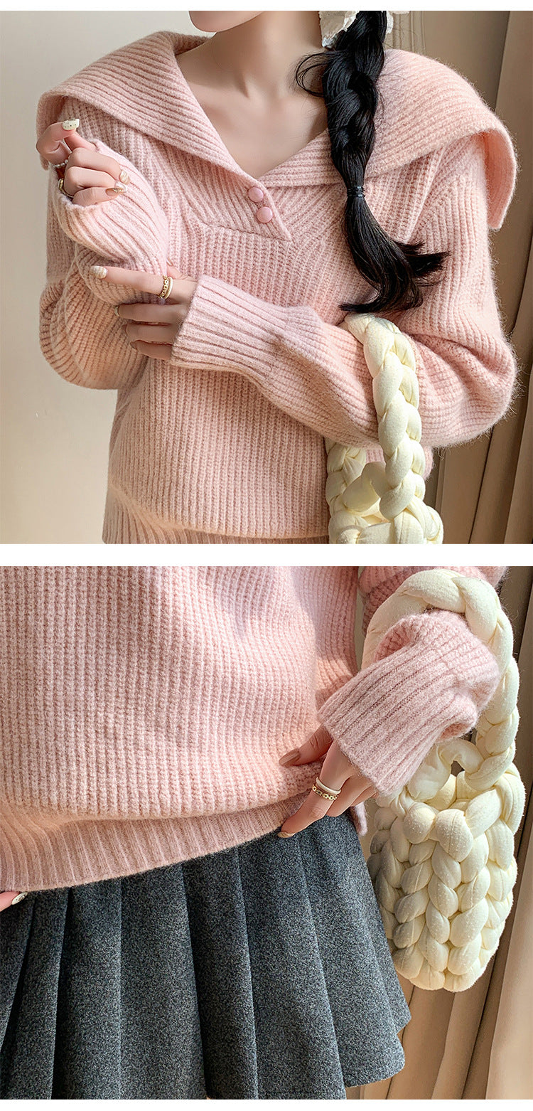 Women's Collar Knitwear