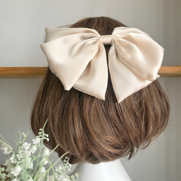Velvet Bowknot Hair Clips