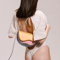 Spliced Single Shoulder Contrast Bag