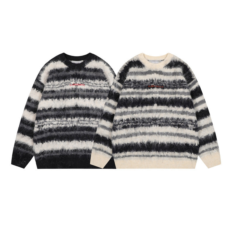 Stripe Crewneck Knitwear