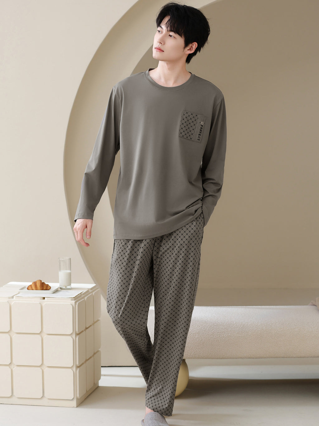 Men in pajamas