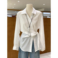 Button-Down Linen Blouse