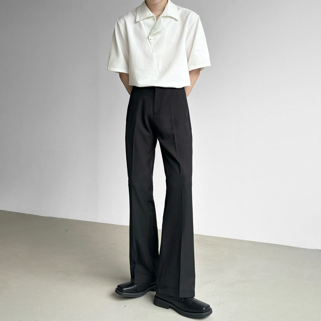 High-Drape Straight Leg Formal pants