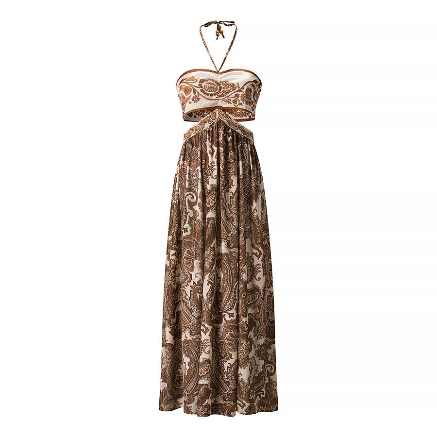 Strap revealing dress for women