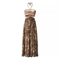Strap revealing dress for women