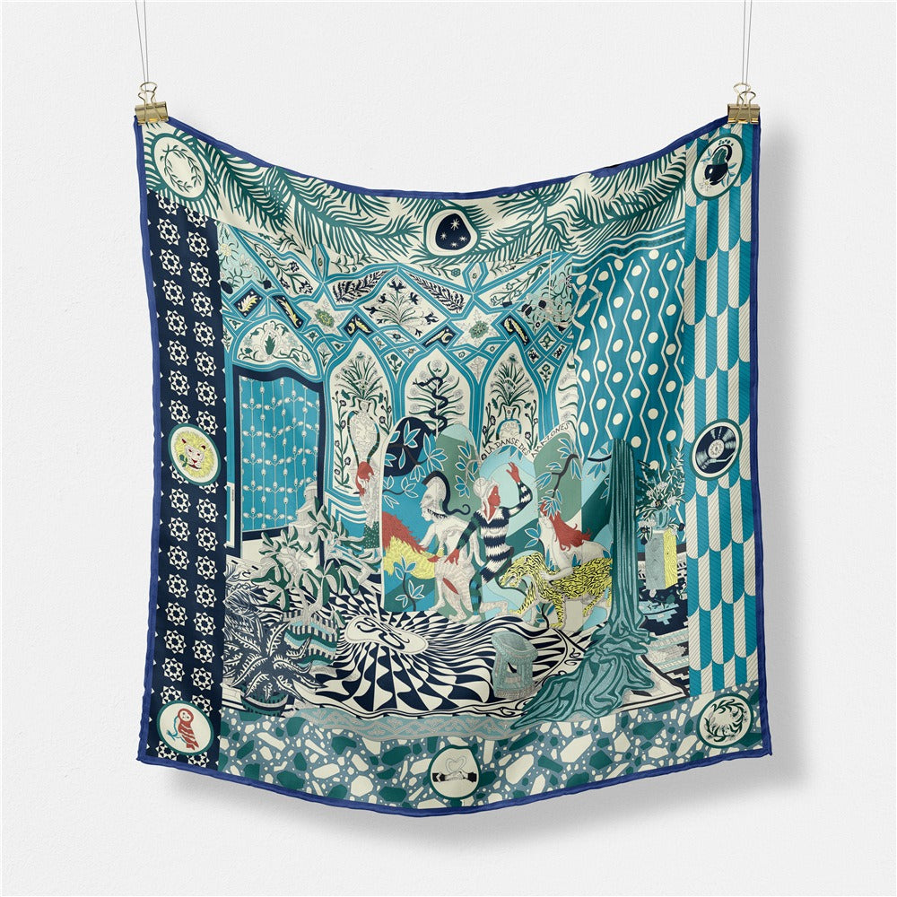 Palace Lady Knight Small Square Scarf