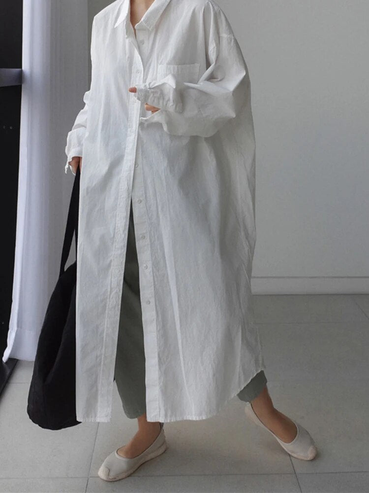 Long Sleeve Loose Fit Shirt