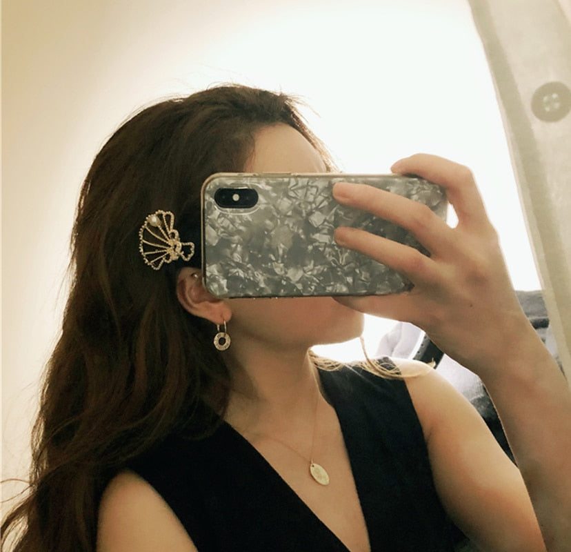 Pearls Hair Clip