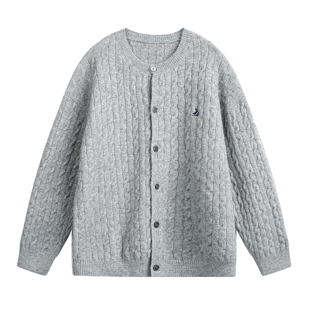 Round neck sweater for men
