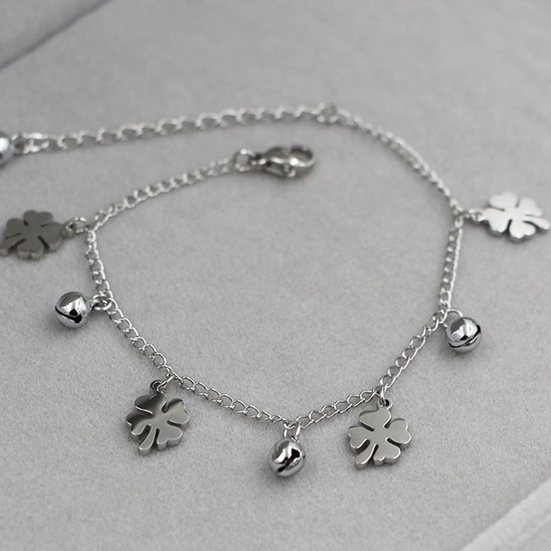 Flowers And Bell Anklets