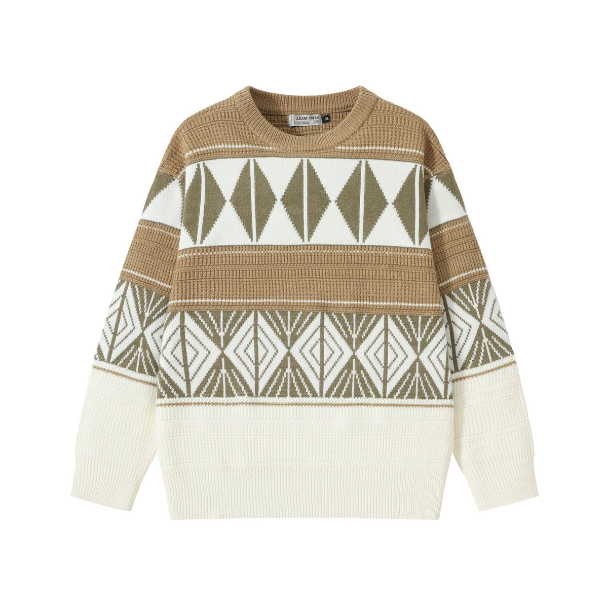 Diamond Pattern Knitwear for Men