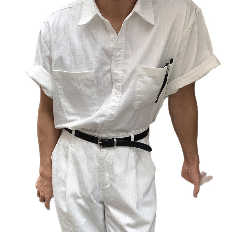 Short sleeved shirt for men