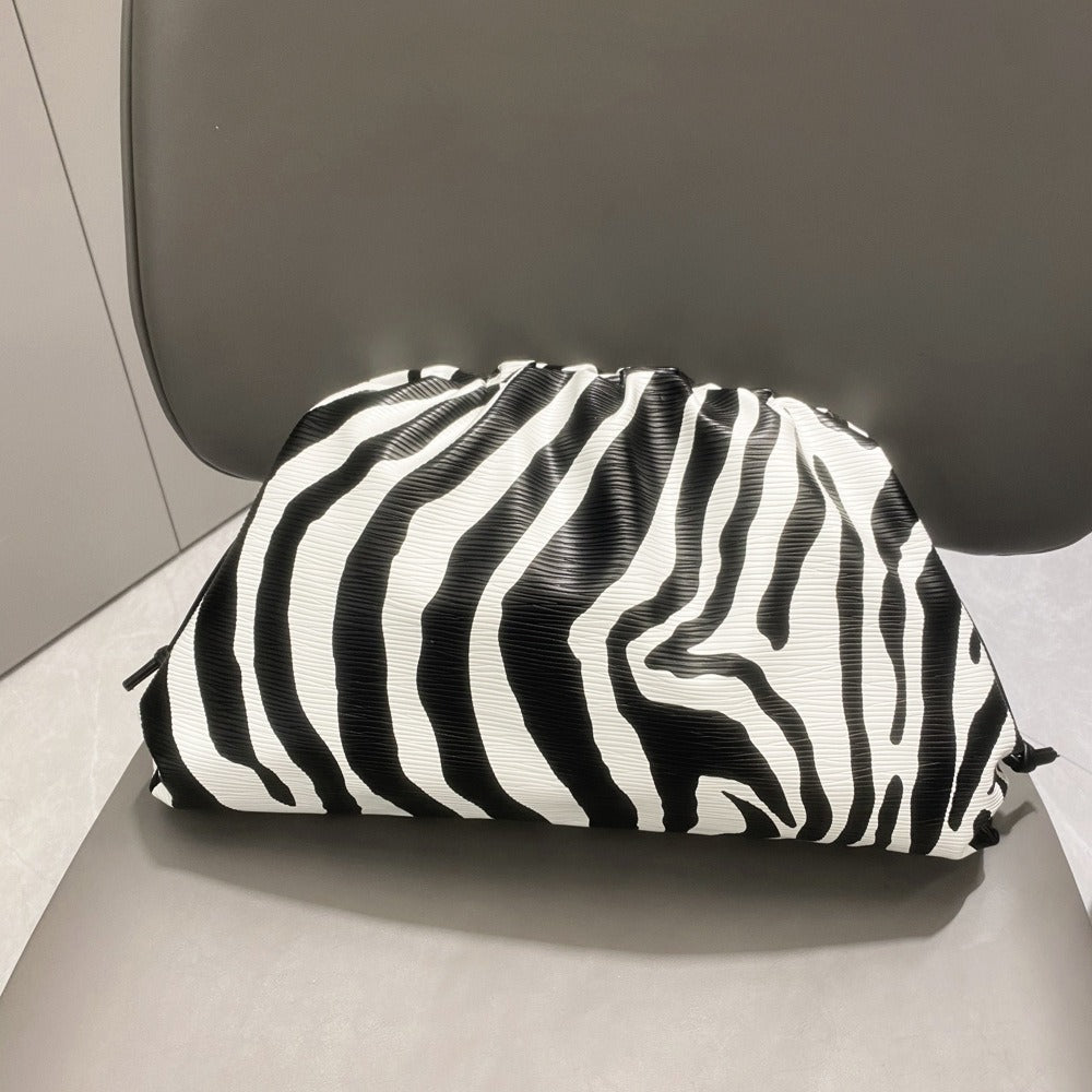 Cloud Bag Zebra Pattern Shoulder Bag