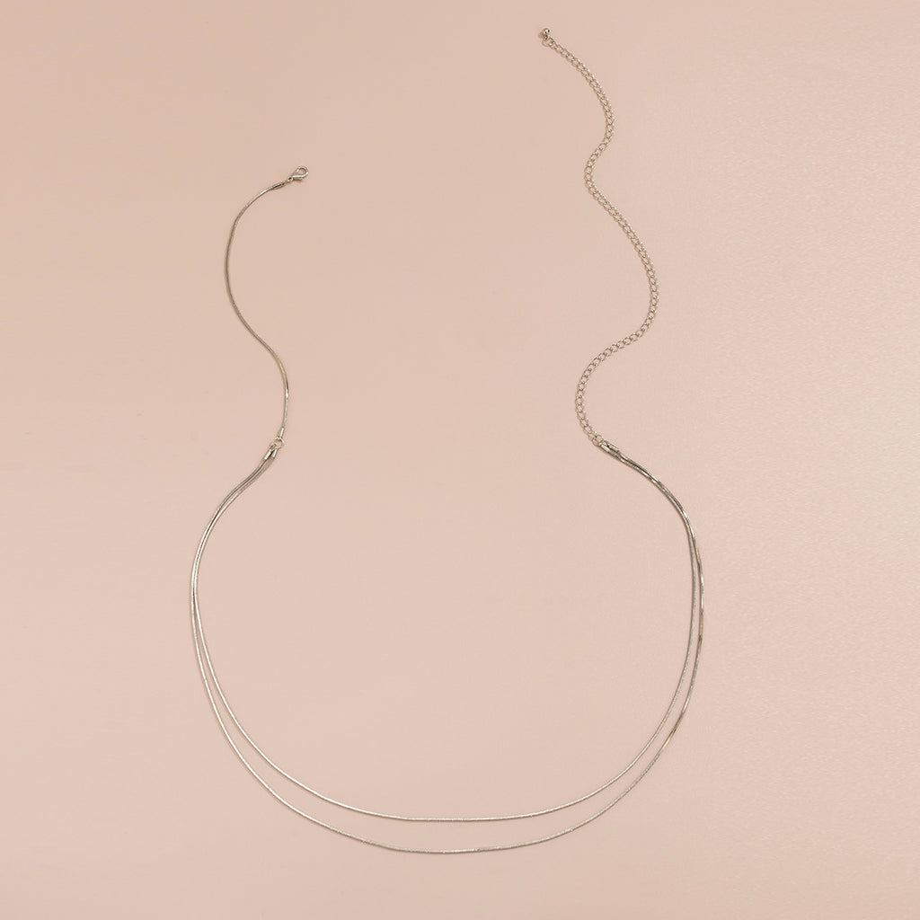 Double Layer Thin Snake Bone Waist Chain