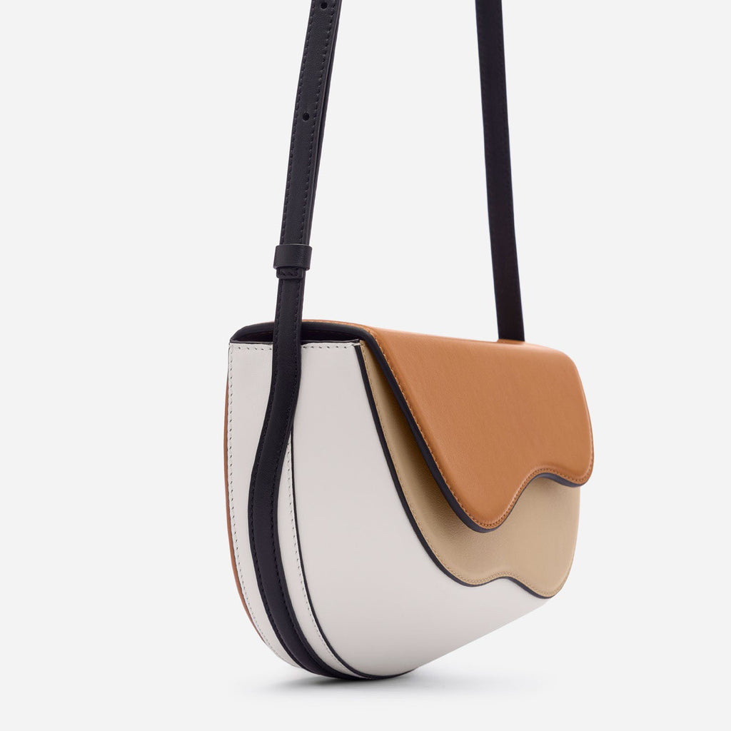 Spliced Single Shoulder Contrast Bag