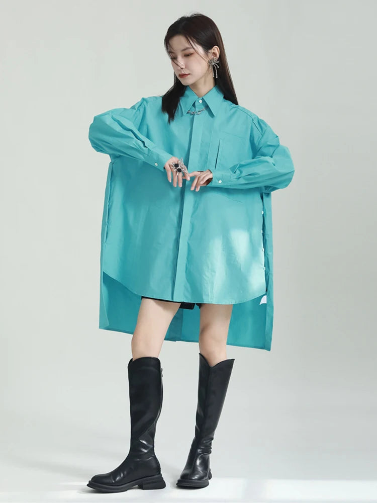 Long Sleeve Casual Loose Shirts For Women