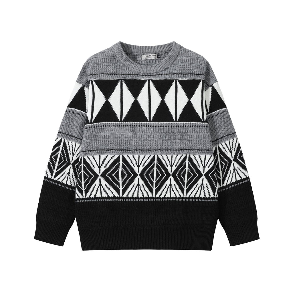 Diamond Pattern Knitwear for Men