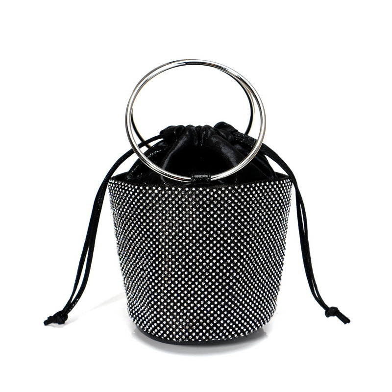 Diamond-Studded Evening Clutch Bag