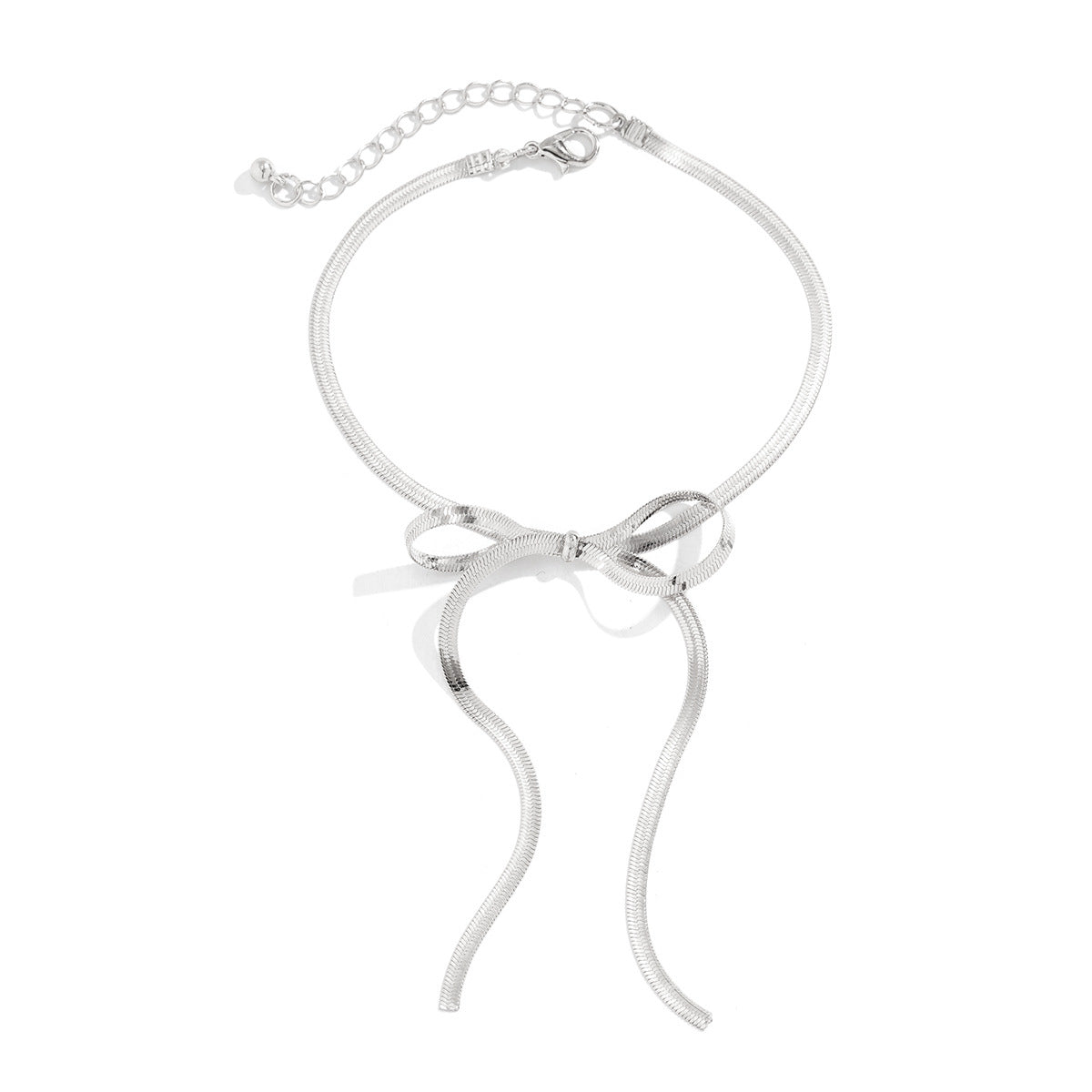Butterfly bow long Anklet
