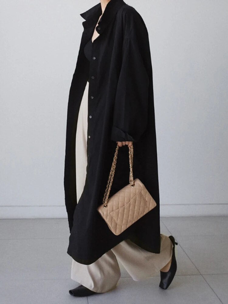 Long Sleeve Loose Fit Shirt