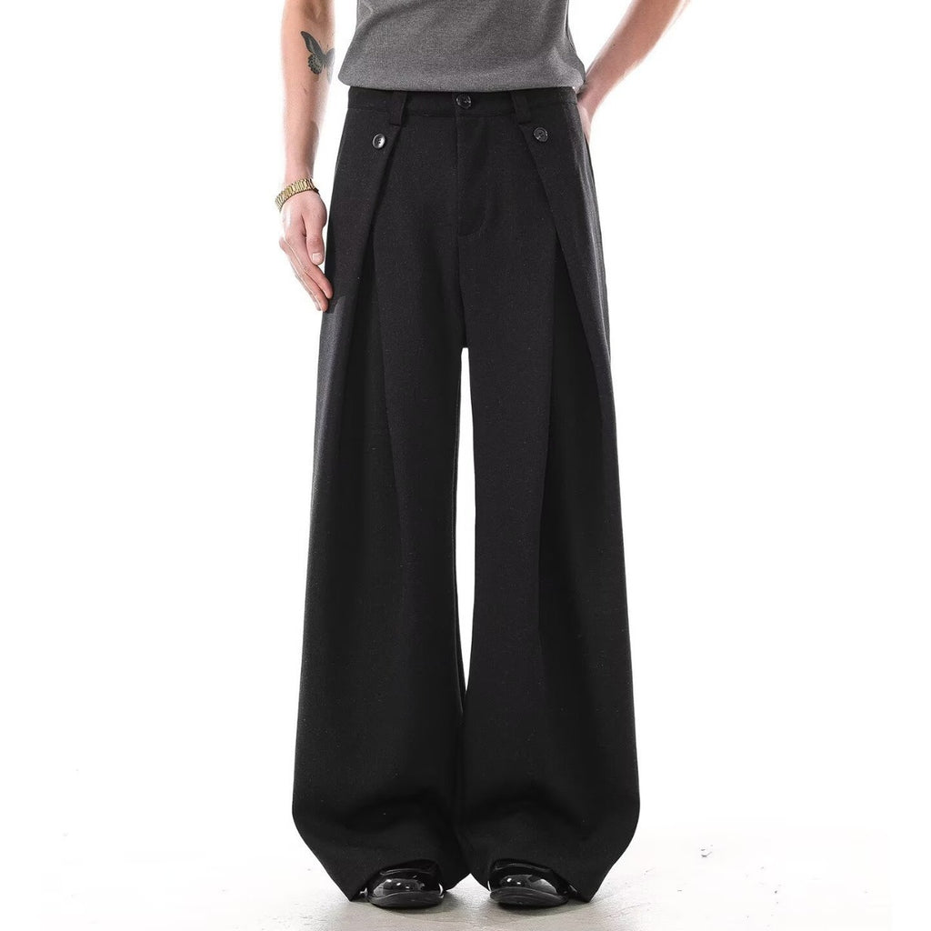 Double Pleat A-Line pant for Men