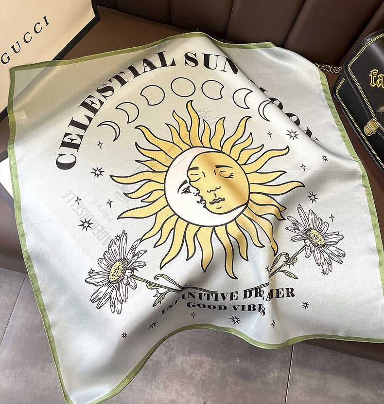 Sun Goddess Silk Scarf