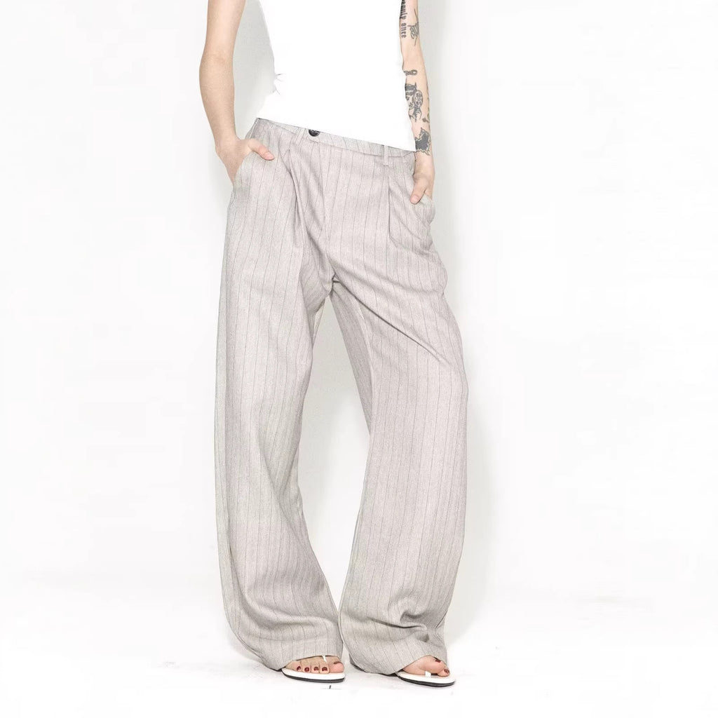 Stripe Texture pants for Men and women