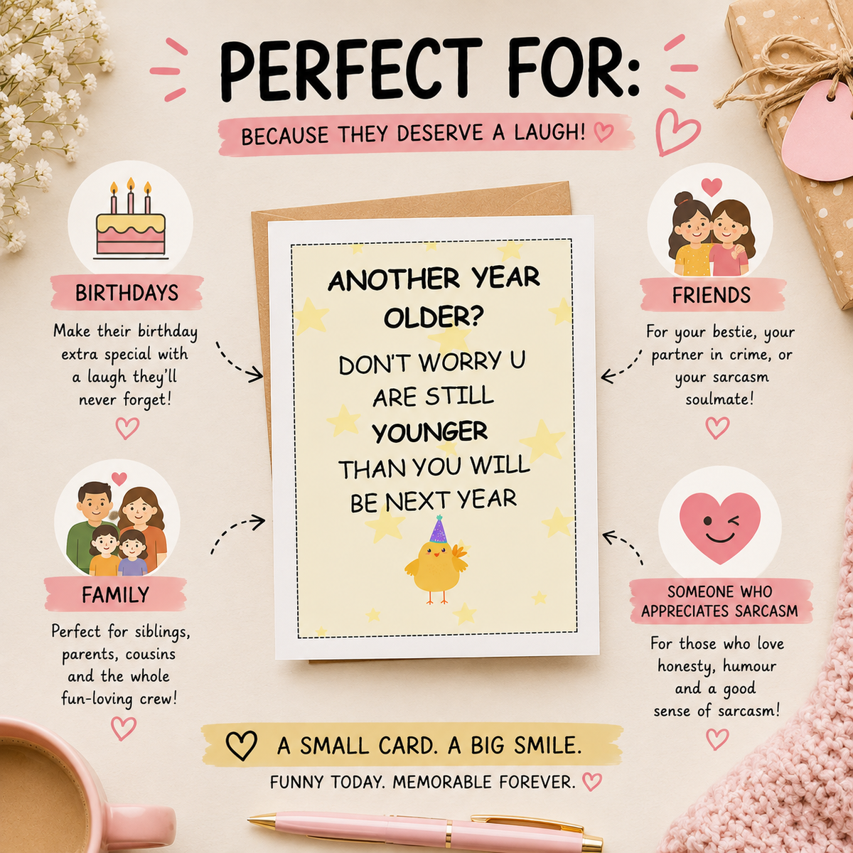 Funny printable birthday card