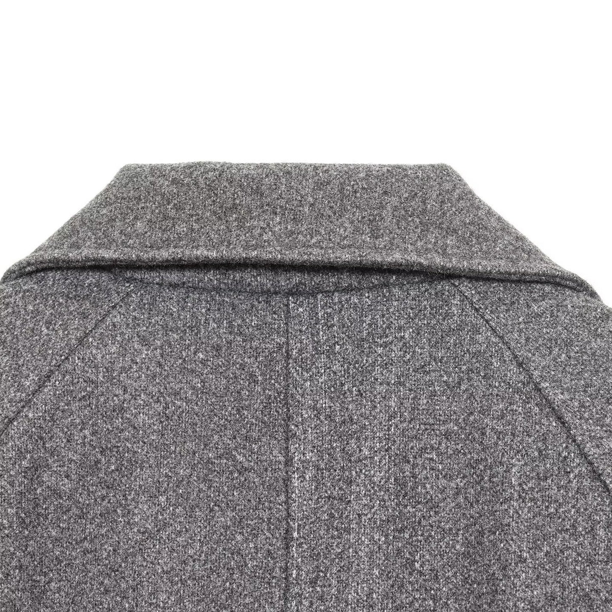 Woolen waistband long coat