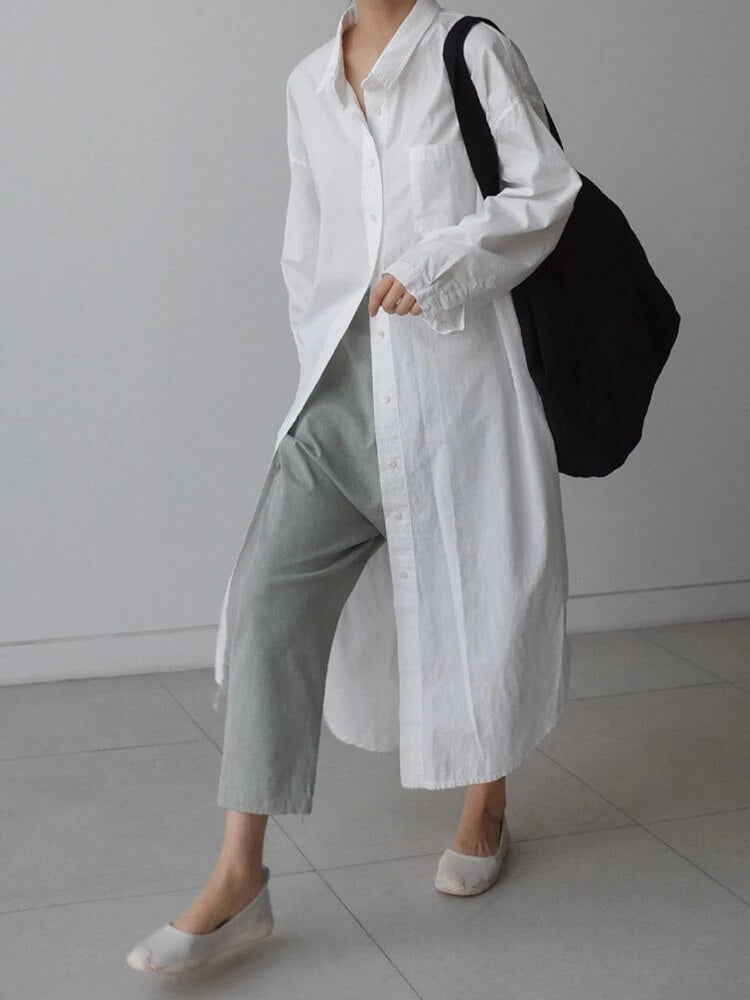 Long Sleeve Loose Fit Shirt