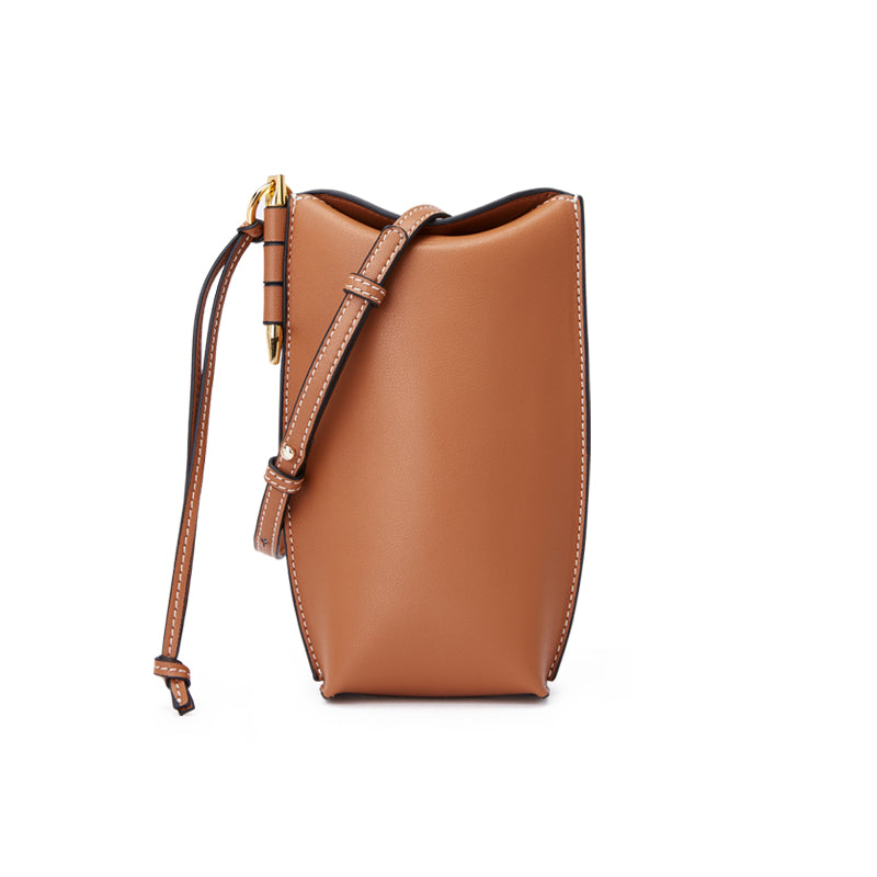 Mini Retro Leather Shoulder Bag