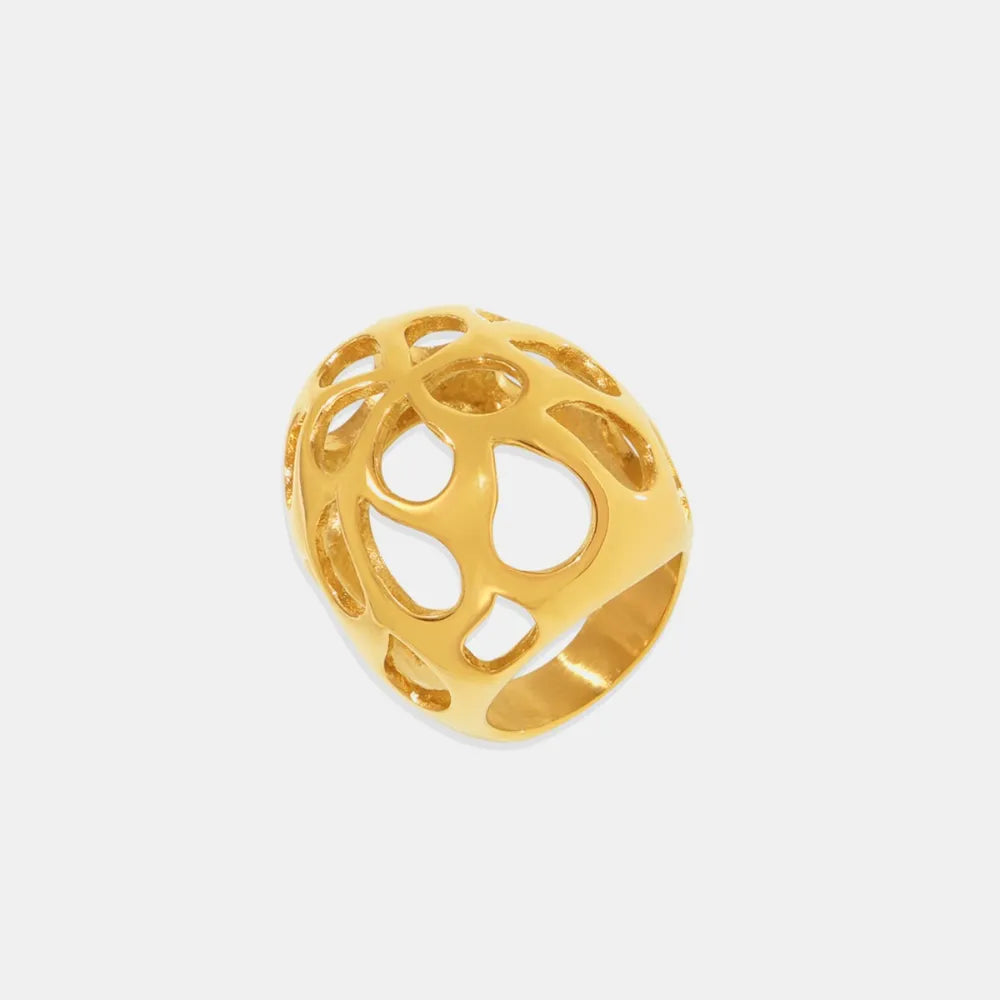 Large aperture hollow ring