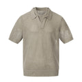 Fake two double-layer lapel polo shirts