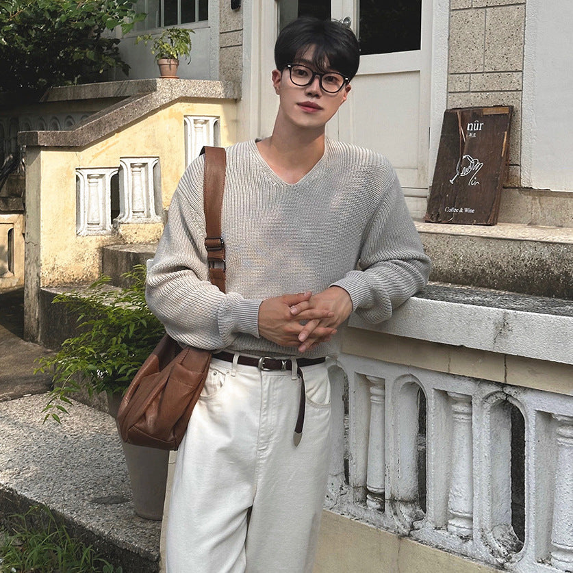 V-Neck Sweater Men