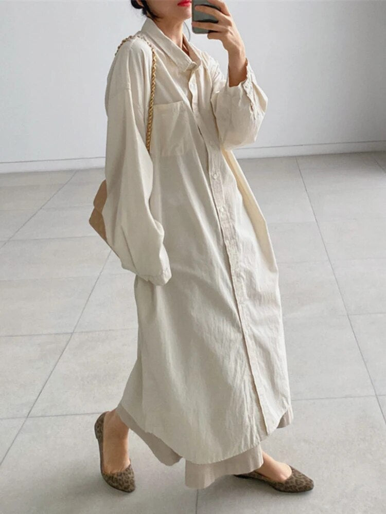 Long Sleeve Loose Fit Shirt