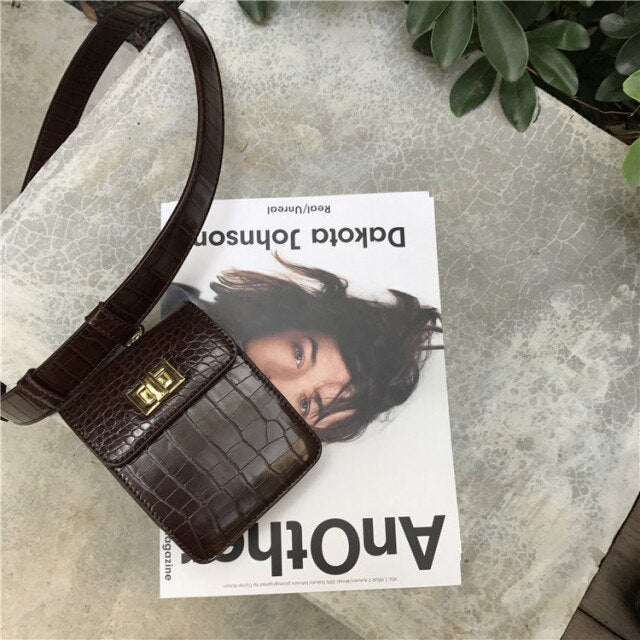 Leather Chest Handbag