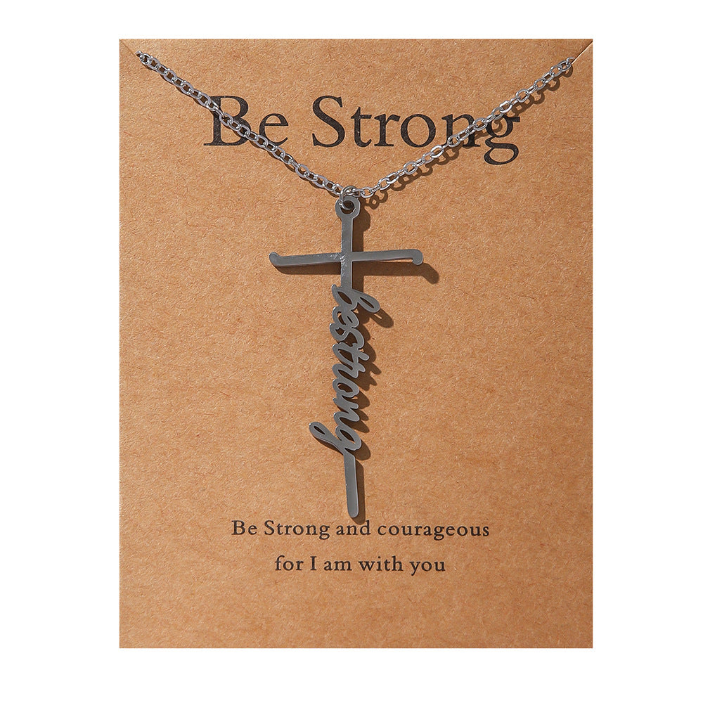 Faith Religious Cross Collarbone Chain