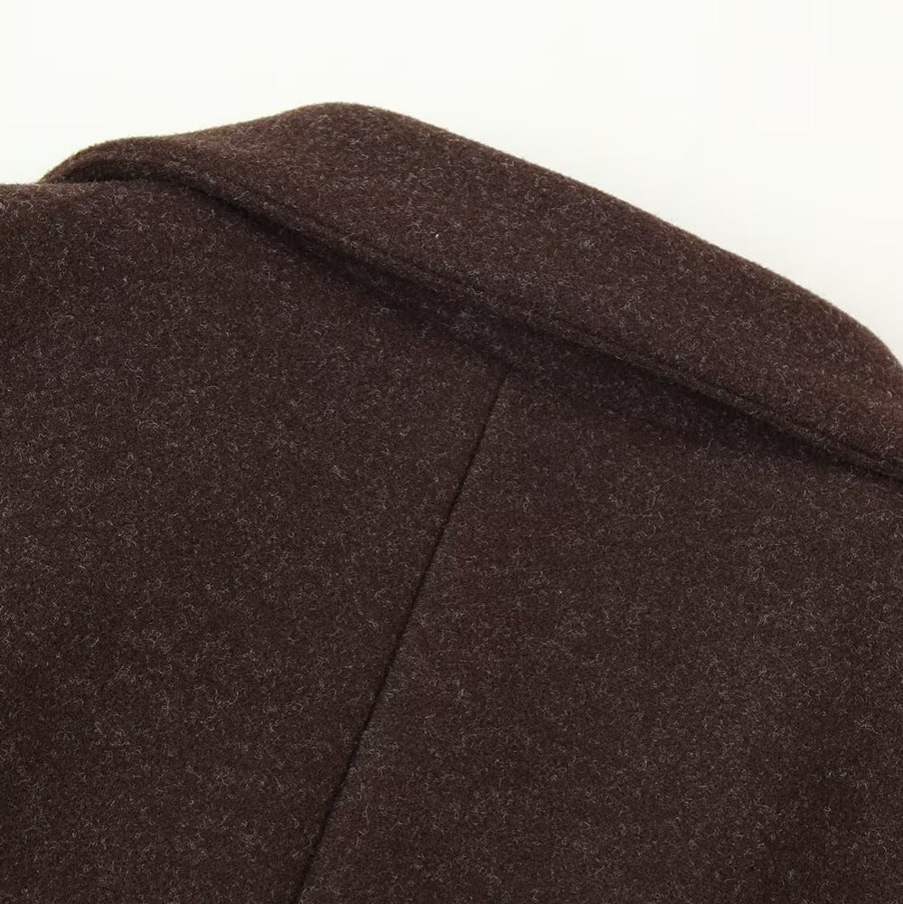 Long woolen coat