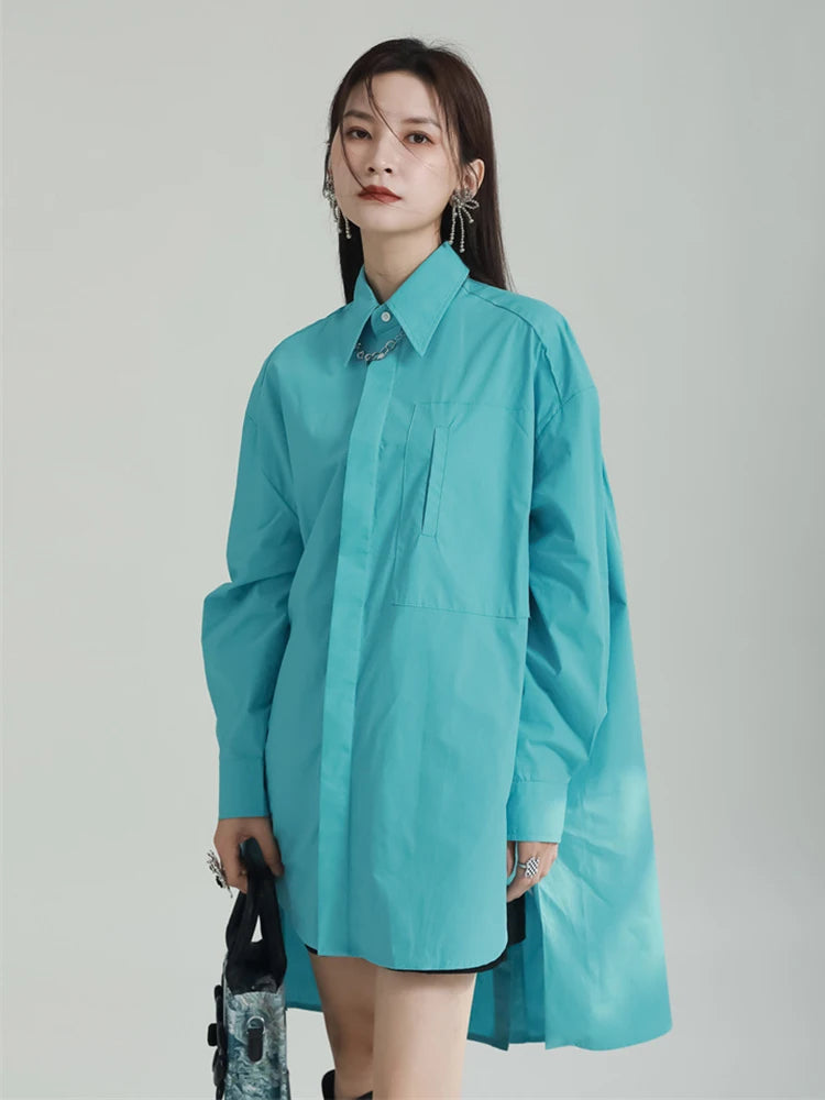 Long Sleeve Casual Loose Shirts For Women