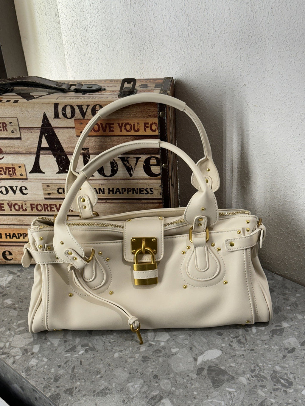 Vintage Padlock Bag