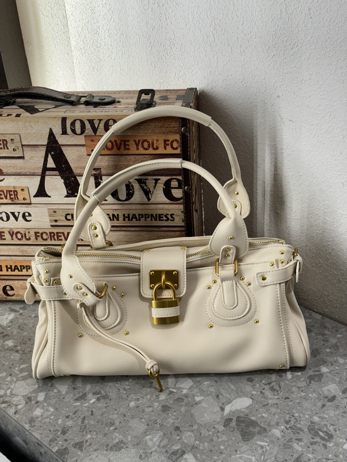 Vintage Padlock Bag