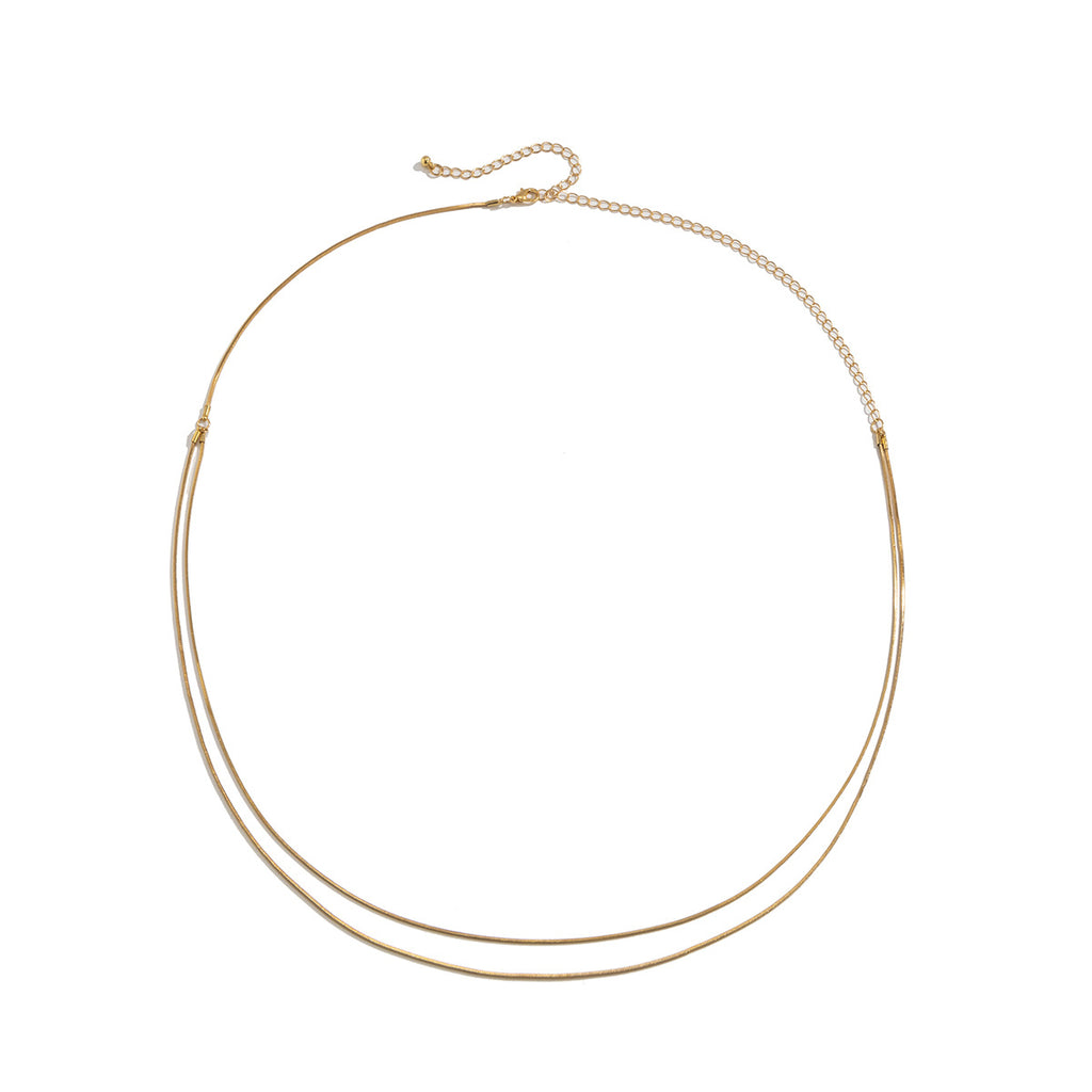 Double Layer Thin Snake Bone Waist Chain