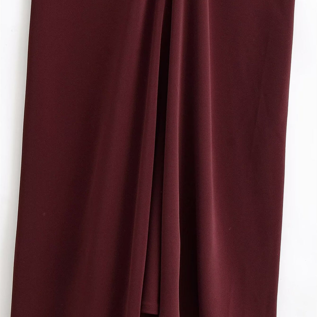 Wrinkled corset dress