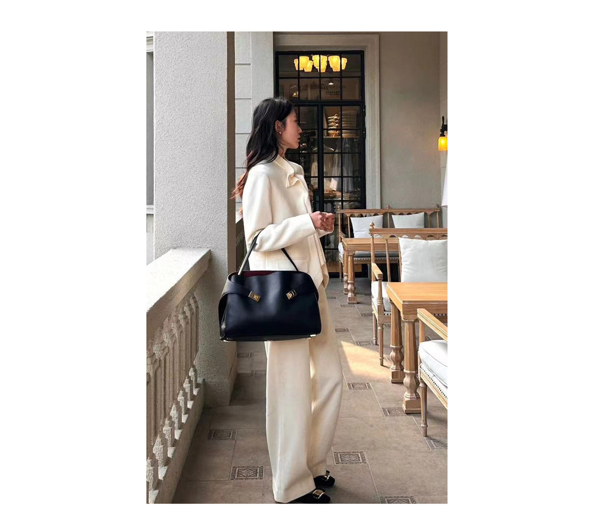 Luxe Leather Tote Bag