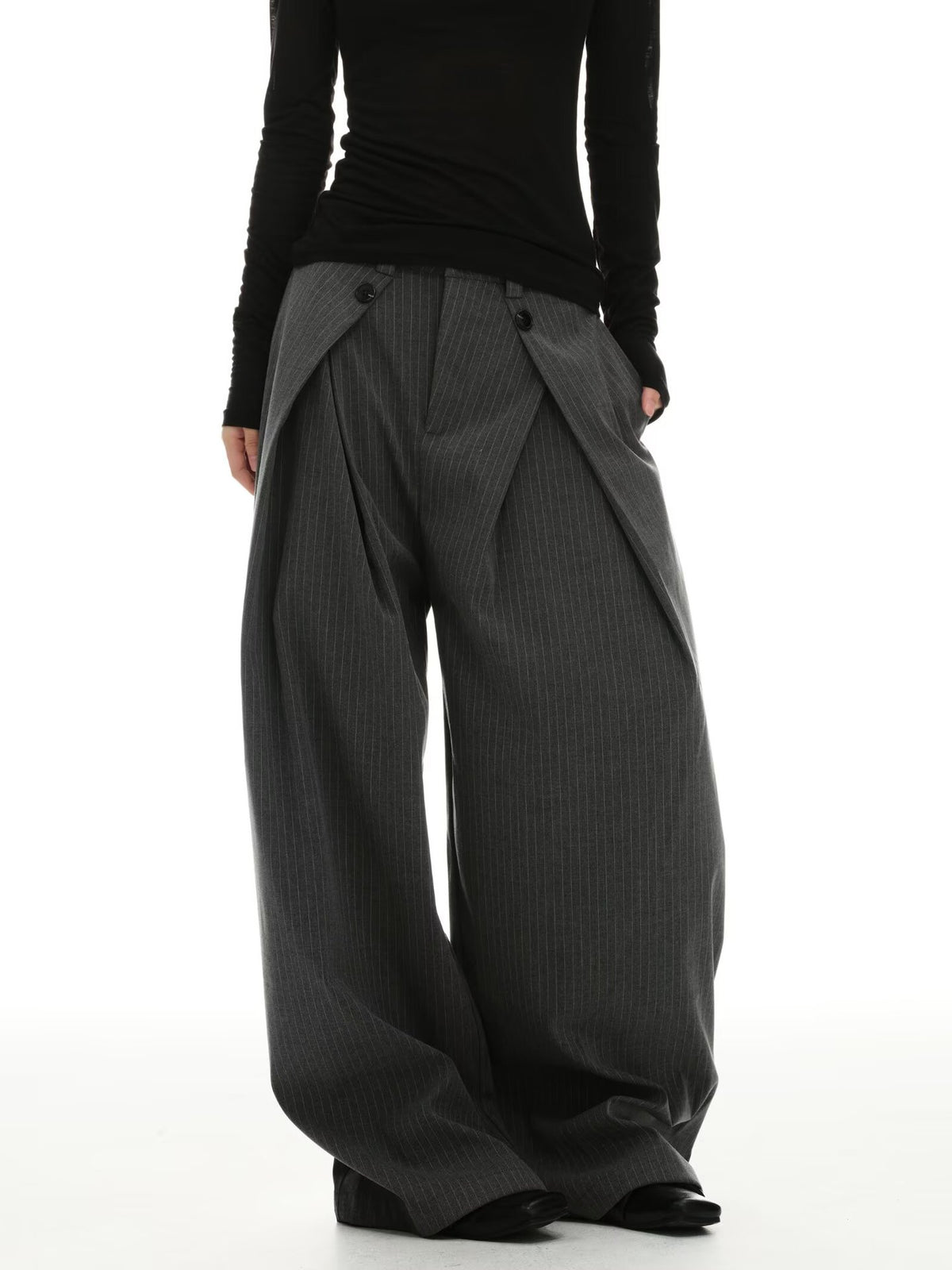 Stylish Pleated Suit Pants for Men