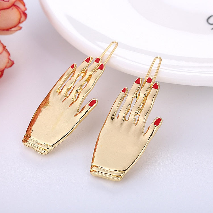 Nail Hand Hair Clips