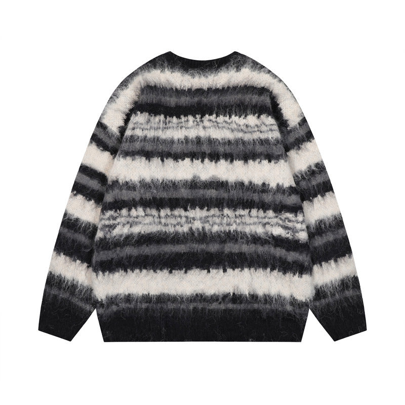Stripe Crewneck Knitwear